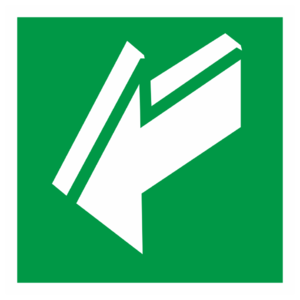 Знак E-19 «Открывать движением на себя»_07621