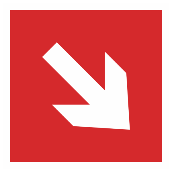 Знак F-01-02 «Направляющая стрелка по углом 45»_04003