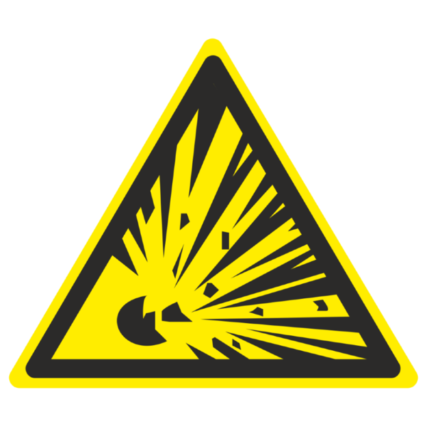 Знак W-02 «Взрывоопасно»_07002