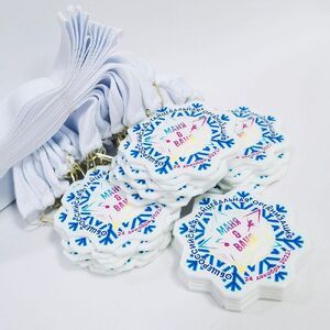 Медаль из белого акрила